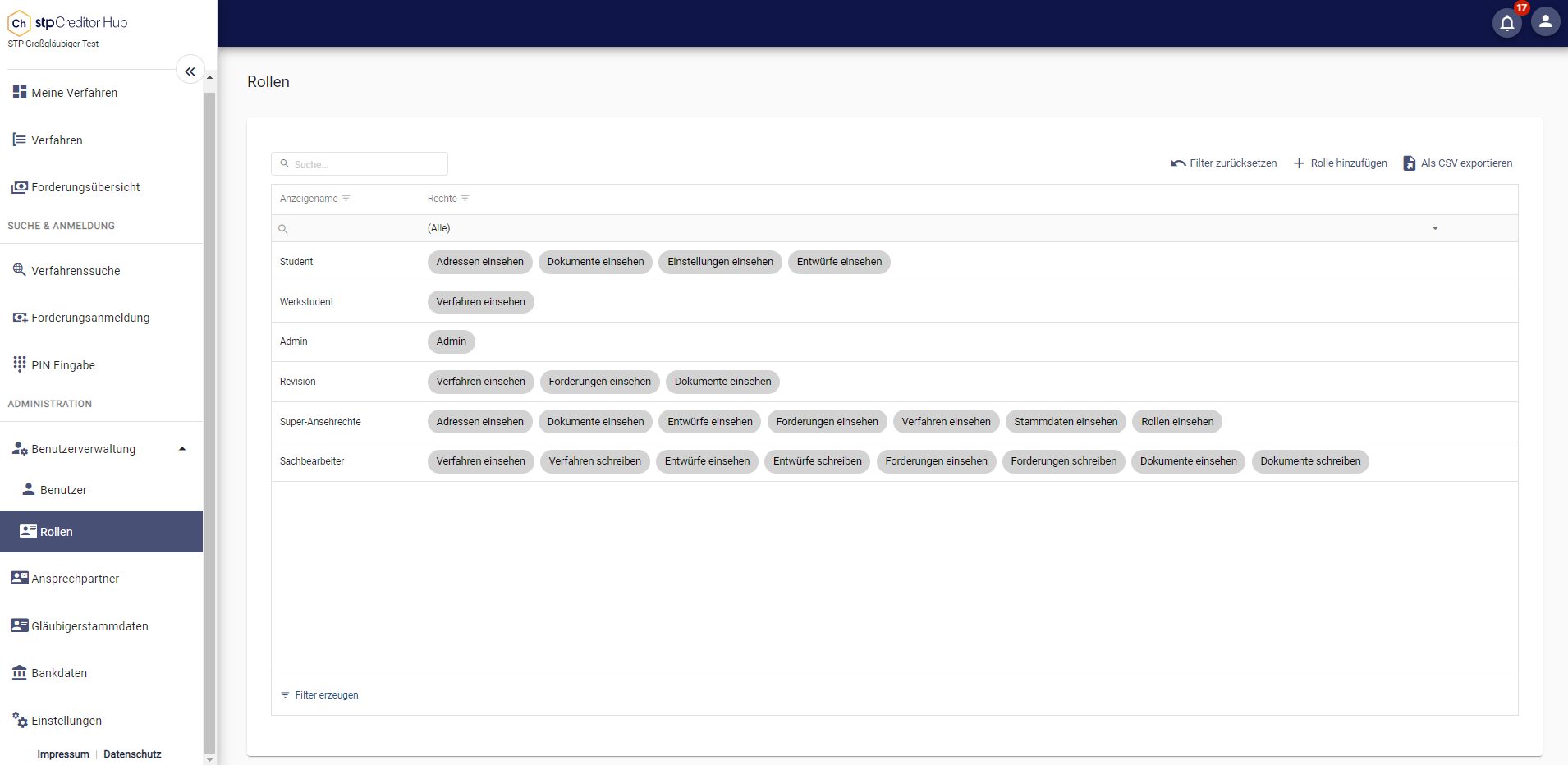 Creditor Hub