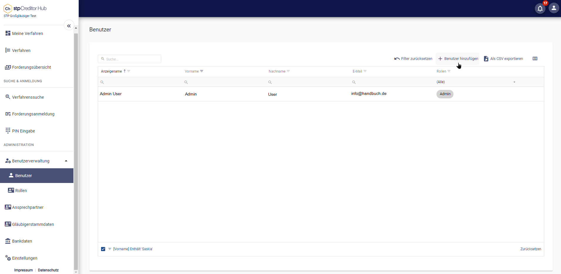 Creditor Hub