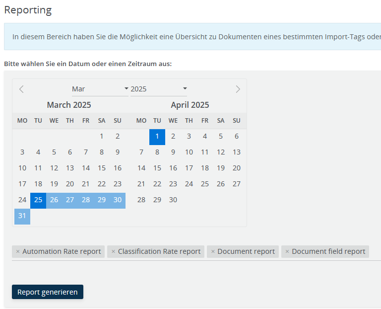 Reporting