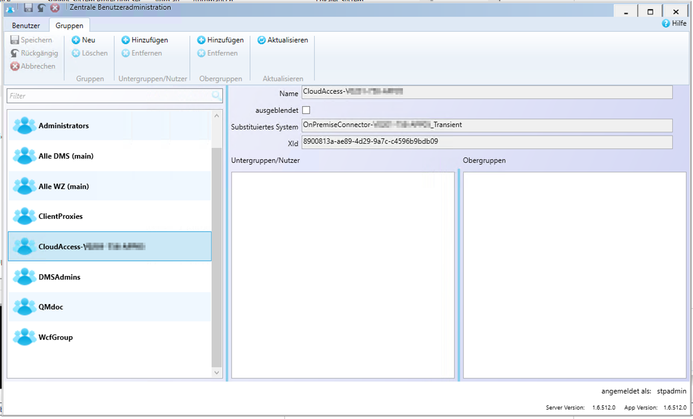 OPC CloudAccess Gruppe