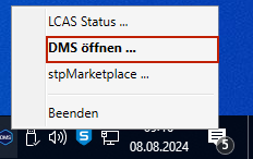 DMS Pro Client starten – stp.one Help Center
