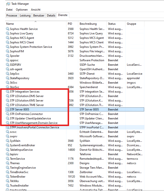 RMq windows services