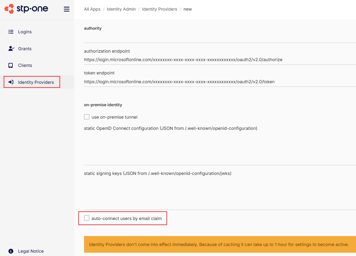 Configure auto-connect users