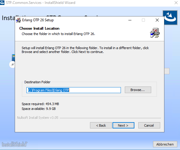 Erlang install folder