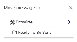 folder modal