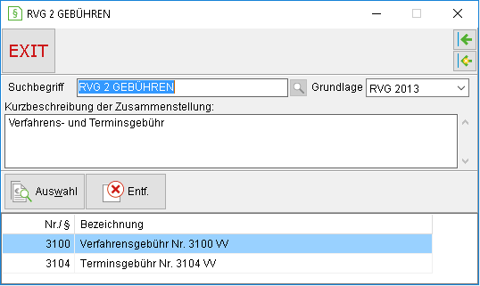 Standardrechnungen