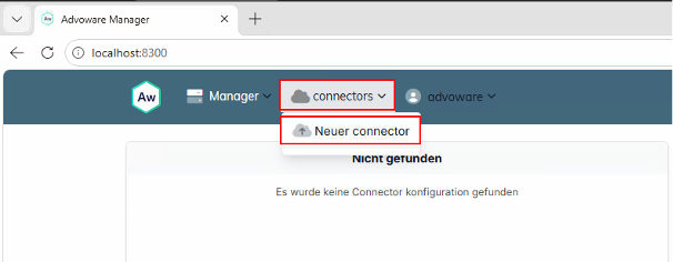 Neuen Connector anlegen