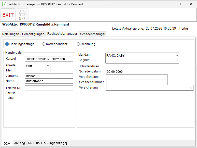 Rechtsschutzmanager
