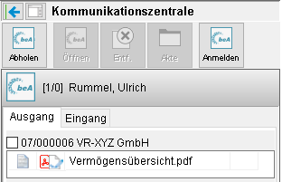 Die Kommunikationszentrale
