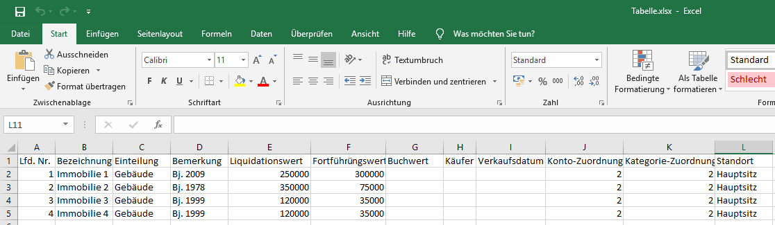 MS Excel