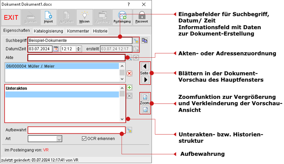 Das Druckaufträge-Fenster