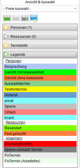 Die Termin-Legende