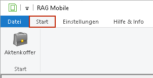 Das Menüband "Start"
