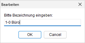 Das Fenster "Bearbeiten"