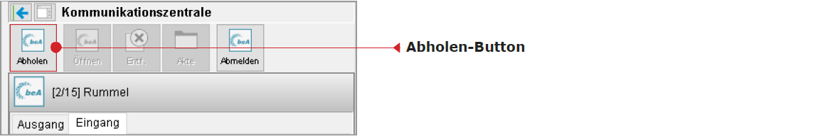 Die Kommunikationszentrale