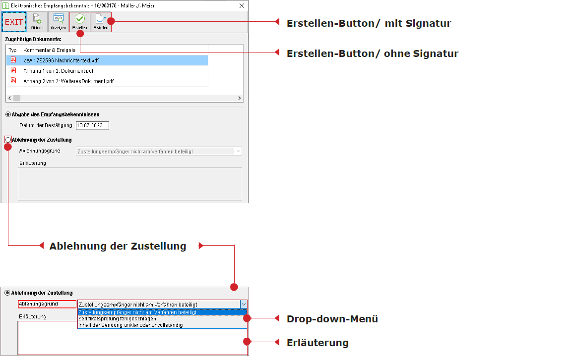 Die eEB-Erstellung
