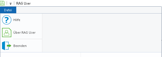 Optionen unter Datei