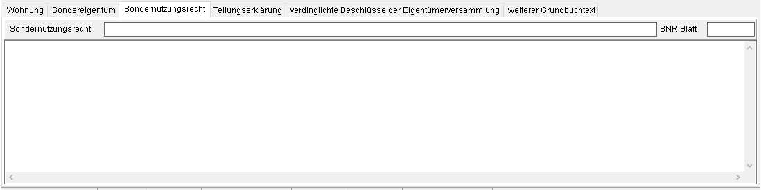 Das Unterregister "Sondernutzungsrecht"