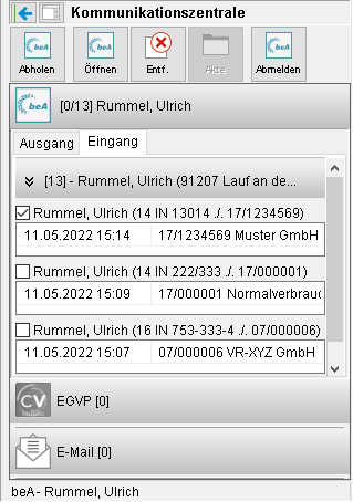 Die Kommunikationszentrale