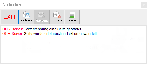 Das Nachrichten-Fenster
