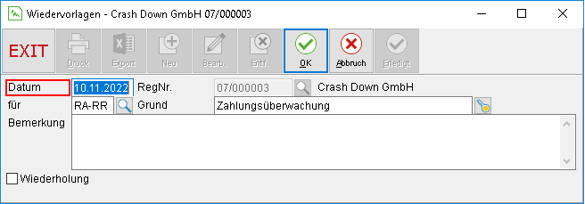 Das Fenster “"