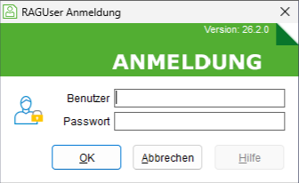 Anmeldemaske