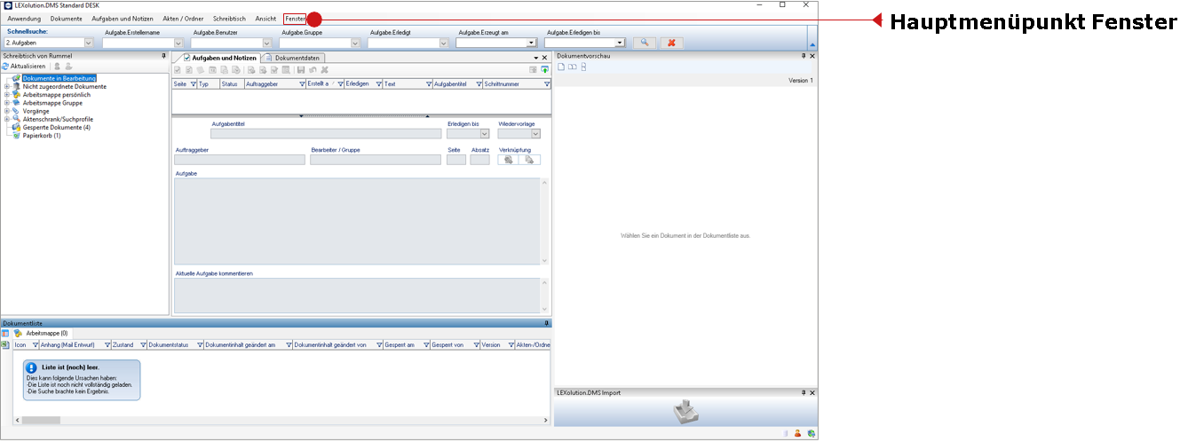 Der Standard DESK von Documents