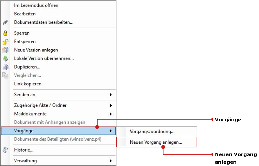 Das Kontextmenü