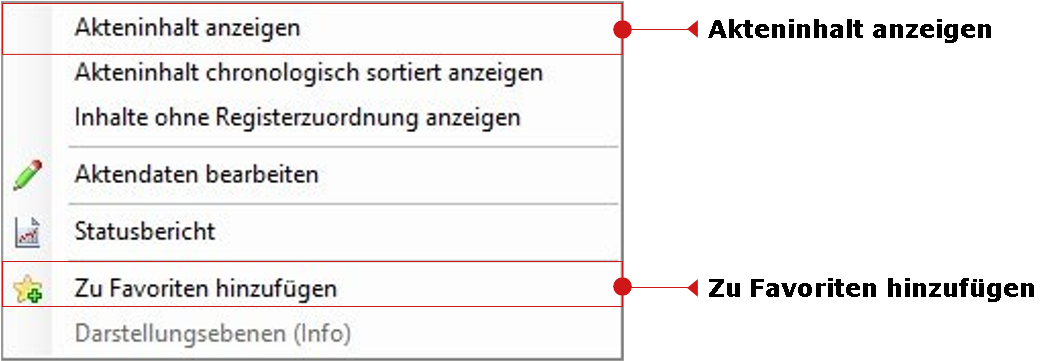 Das Kontextmenü