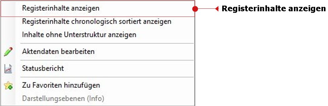 Das Kontextmenü