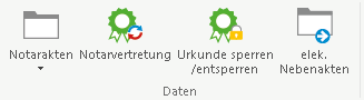 Die Gruppe "Daten"