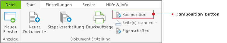 Das Menüband "Start" (Ausschnitt)