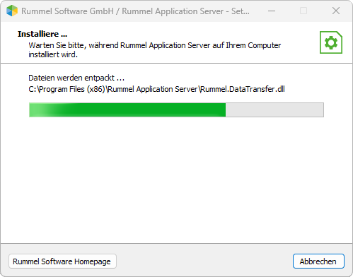 Rummel Application Server Setup