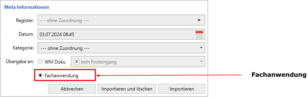 Bereich "Meta-Informationen"