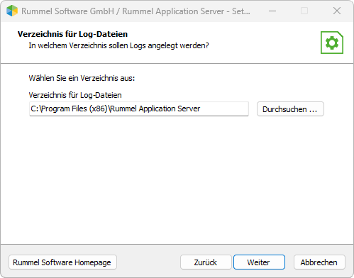 Rummel Application Server Setup