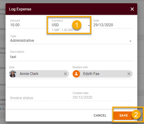 How to change Currency for Rates in Amberlo 6