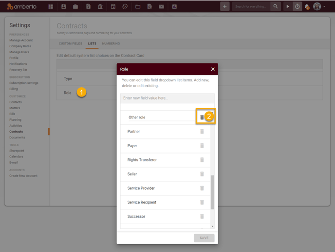 How to Manage Contracts Dropdown Lists5
