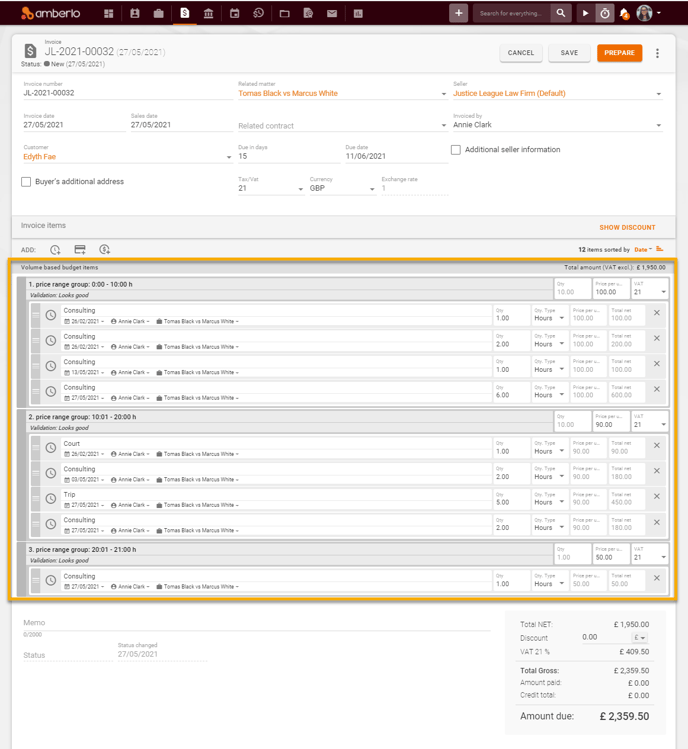 How to Set and Use Volume-based Budgets 11