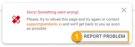 Can I Report a Problem directly from the app 1