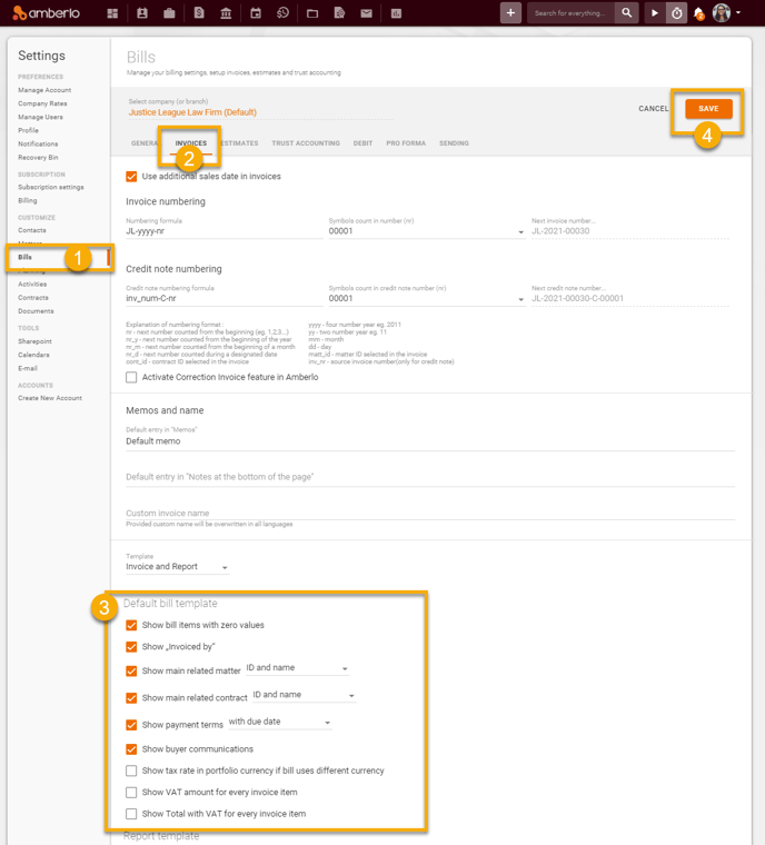 Report Template Settings1