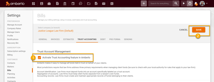 Trust Accounting Settings2