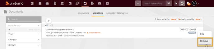 Correspondence module17
