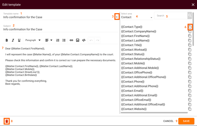 Email templates2