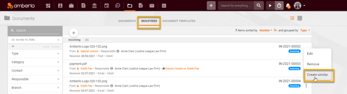 Create a Copy of the Document Registry1