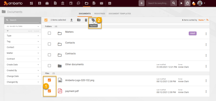 How to use bulk actions in Documents module10