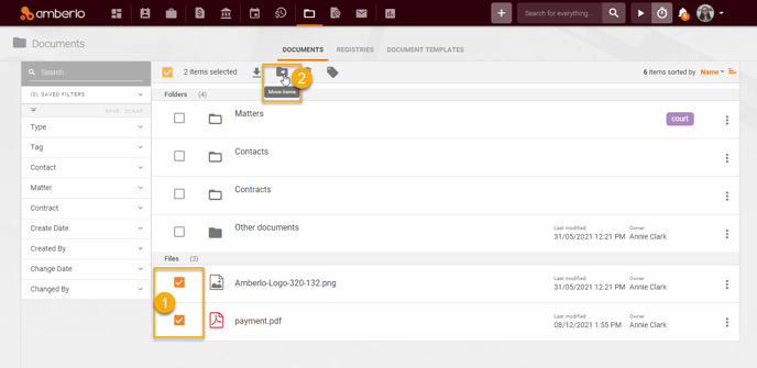 How to use bulk actions in Documents module4