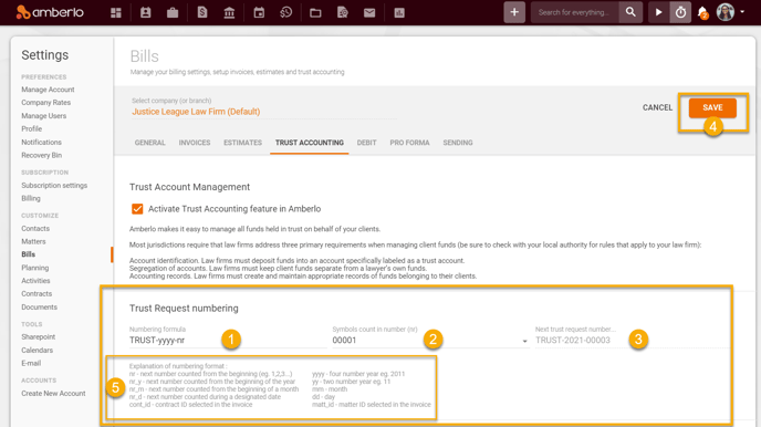 Trust Accounting Settings3