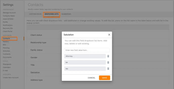 dropdownlists