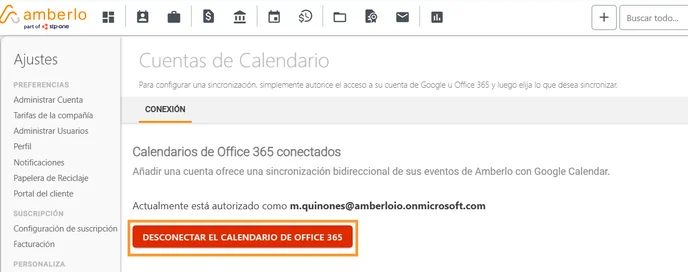 Calendario de Office 365 y Amberlo_7