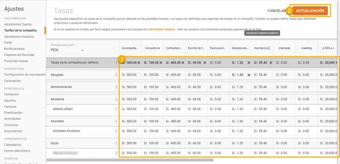 Rates Settings ES_3